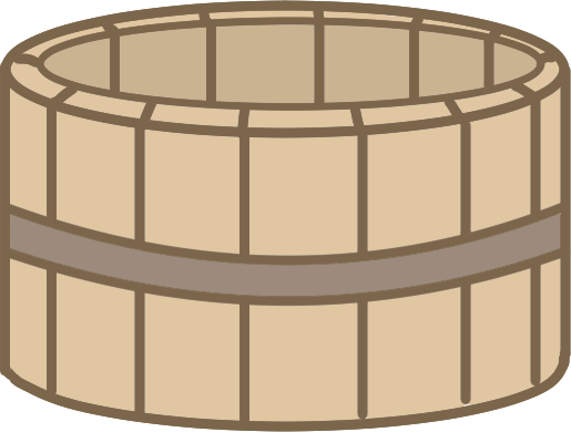 木製の湯桶